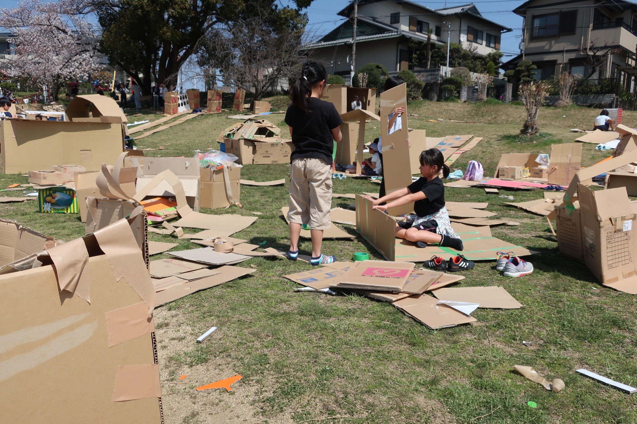 夏休みのプレーパーク・春休みのプレーパーク
