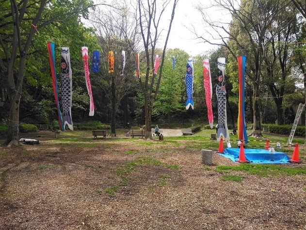 谷戸池公園冒険あそび場(はちぼう)