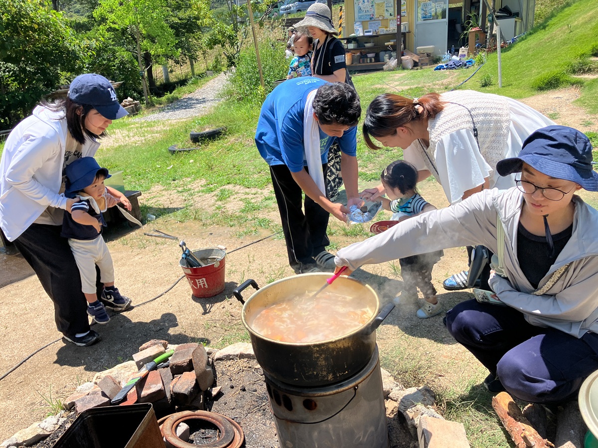 備前プレーパーク！森の冒険ひみつ基地