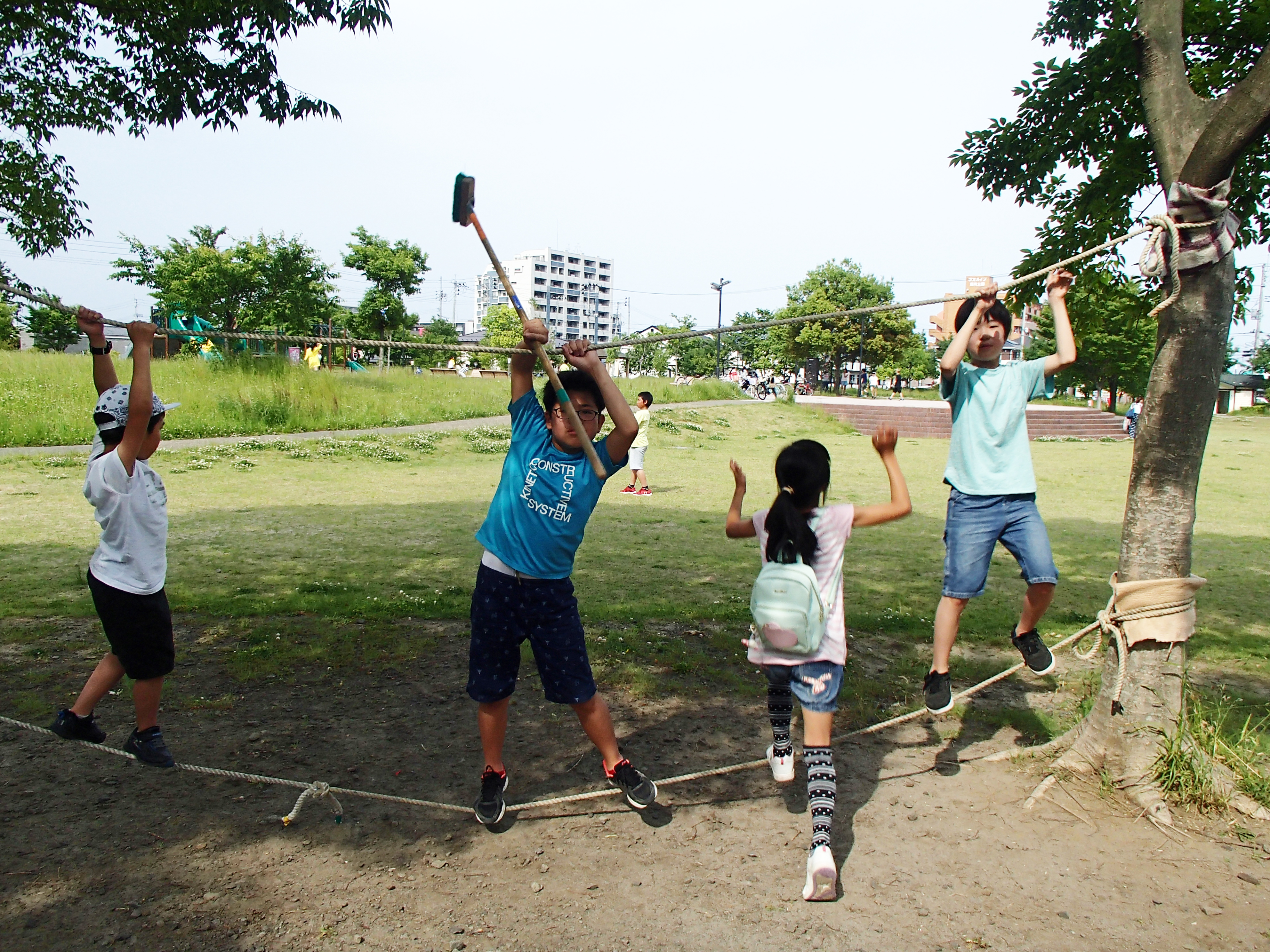  七郷中央公園冒険あそび場 